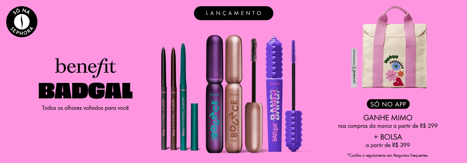Benefit Cosmetics - Ganhe mimo e bolsa