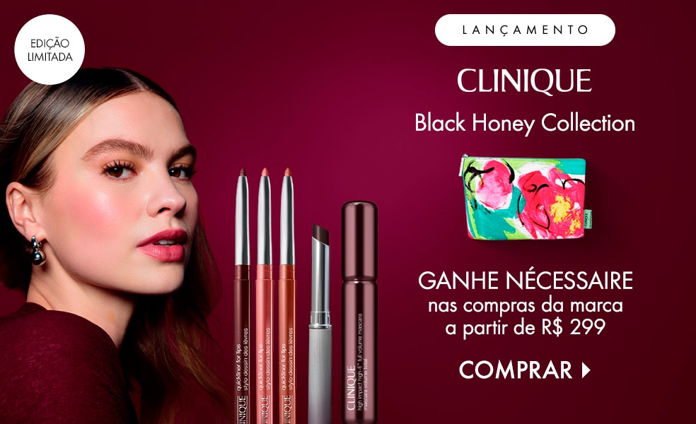 Clinique | Ganhe nécessaire nas compras da marca a partir de R$ 299