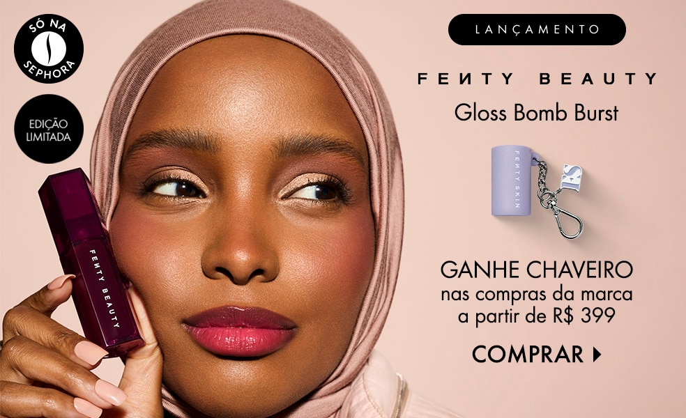 Fenty Beauty | Ganhe chaveiro nas compras da marca a partir de R$ 399
