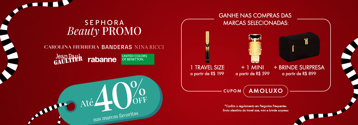 Puig - Brindes progressivos a partir de R$ 199