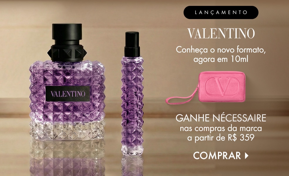 Valentino | Ganhe nécessaire nas compras da marca a partir de R$ 499
