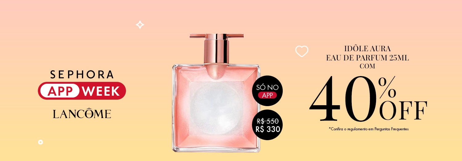 App Week Idôle Aura EDP com 40% Off