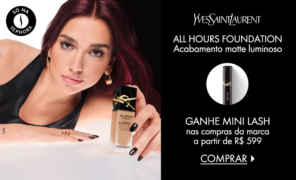 Yves Saint Laurent | Ganhe mini lash nas compras da marca a partir de R$ 599