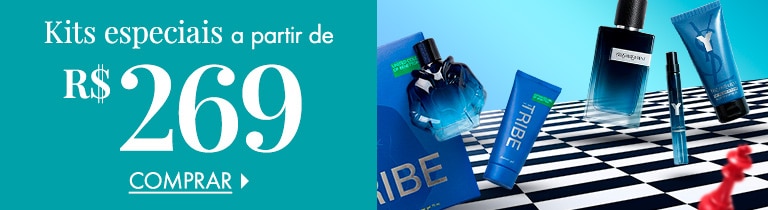 Kits especiais a partir de R$ 269 
