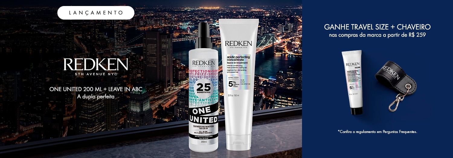 Redken - Ganhe travel size e chaveiro