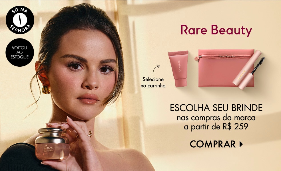 Rare Beauty | Escolha seu brinde nas compras da marca a partir de R$ 259