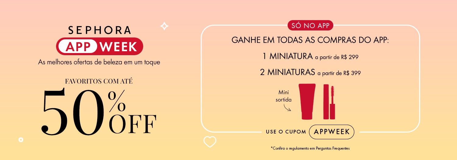 App Week Ganhe miniaturas nas compras a partir de R$ 299