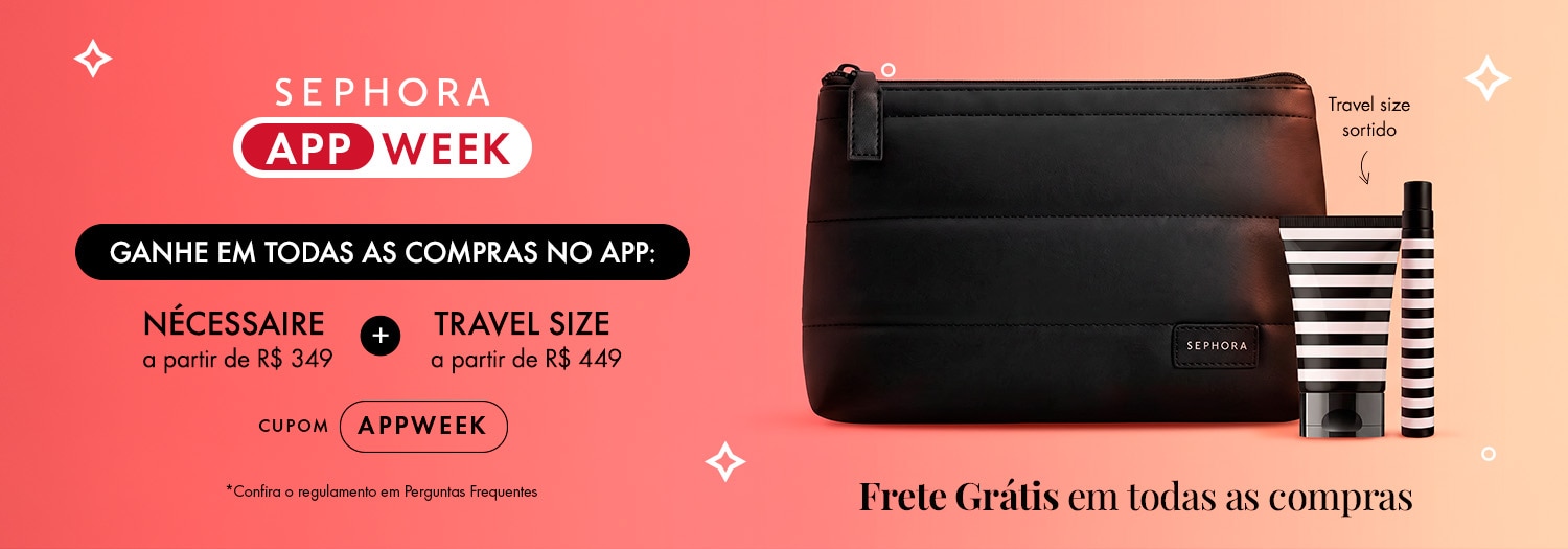 APP WEEK - Ganhe nécessaire e travel size