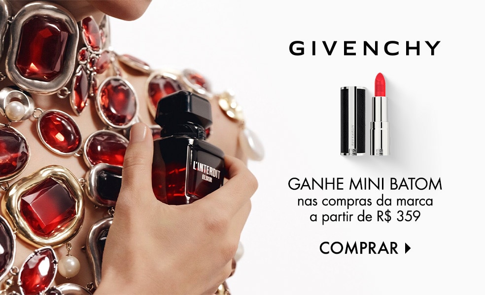 Givenchy | Ganhe mini batom nas compras da marca a partir de R$ 359