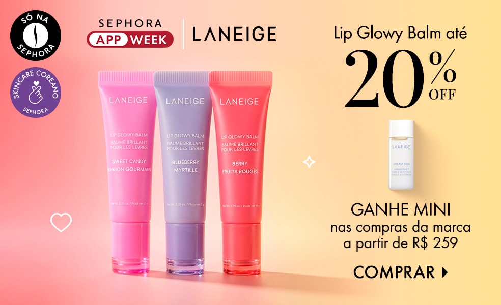 Laneige | Ganhe mini nas compras da marca a partir de R$ 259