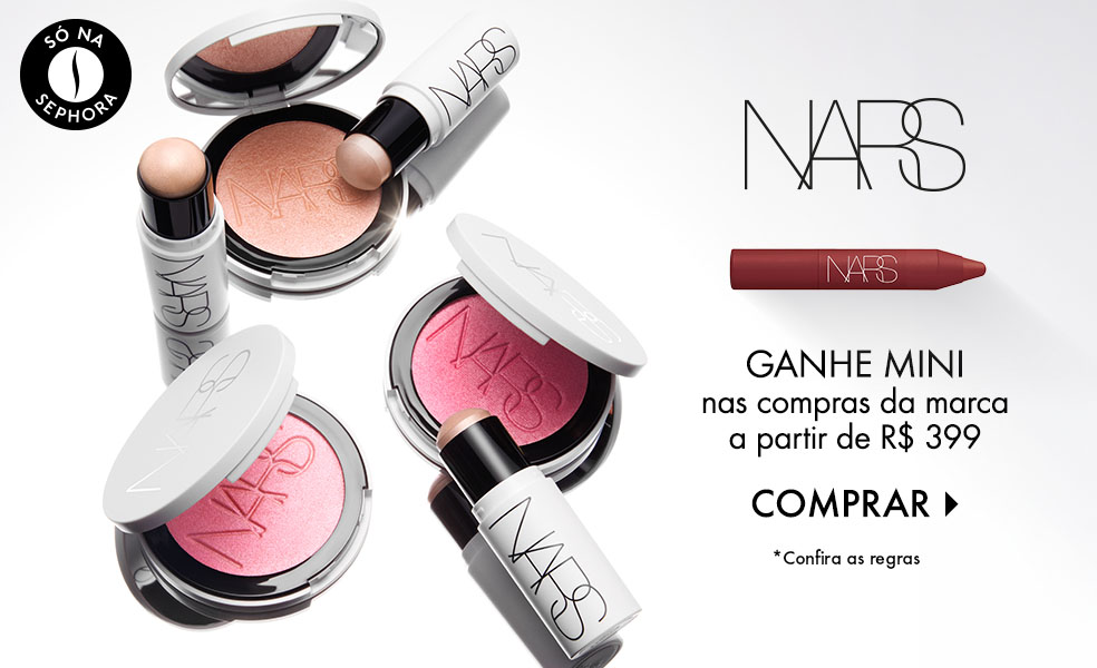 NARS | Ganhe mini nas compras da marca a partir de R$ 399