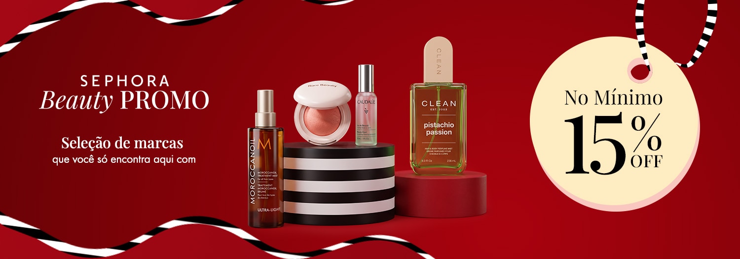 Beauty Promo - Marcas com no mínimo 15% OFF