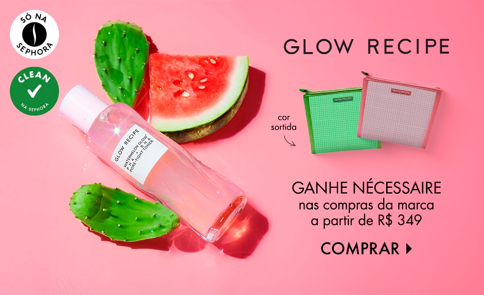Glow Recipe | Ganhe nécessaire nas compras da marca a partir de R\$349