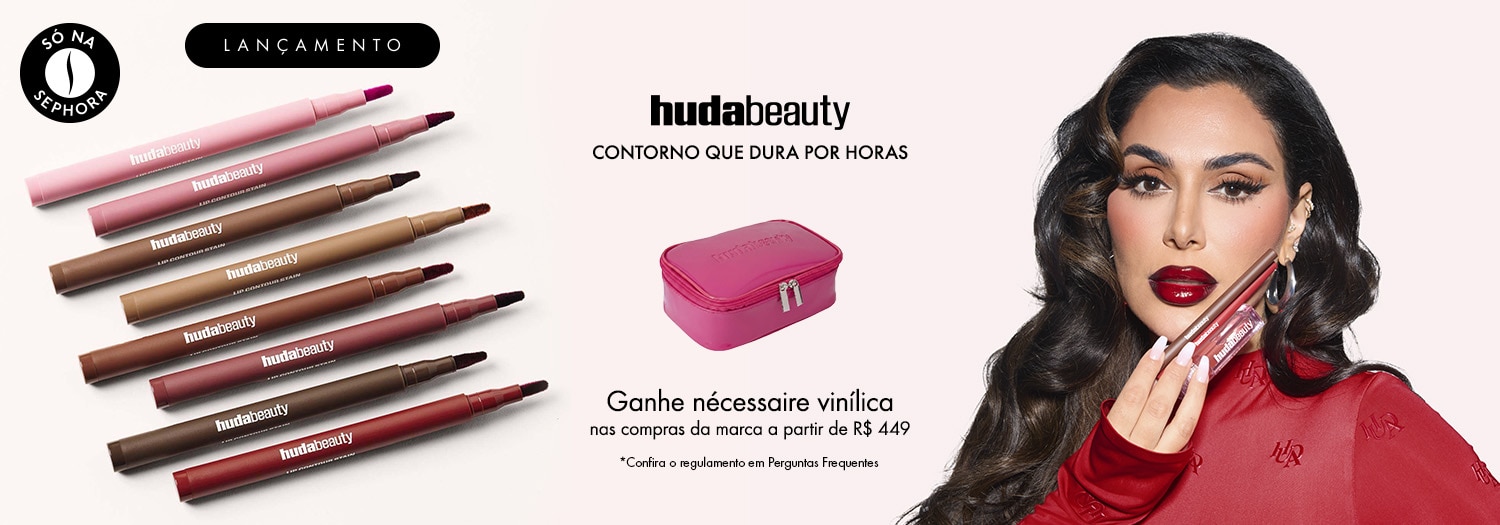Huda Beauty - Ganhe nécessaire a partir de R$ 449